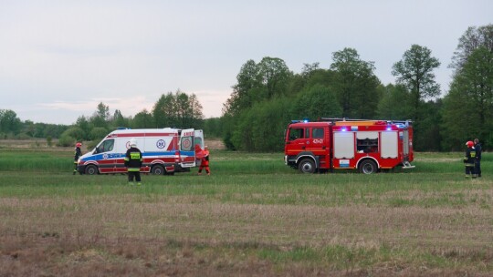 Młody rolnik wciągnięty przez maszynę. LPR w akcji