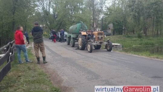 Młody rolnik wciągnięty przez maszynę. LPR w akcji