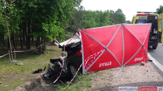 Śmiertelny wypadek w Skurczy. Nadwiślanka zablokowana