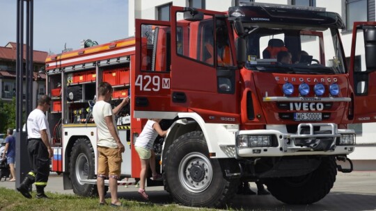 Pod starostwem jak na poligonie