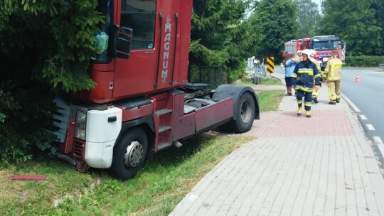 Trochę deszczu i są efekty. Wypadki i pożar