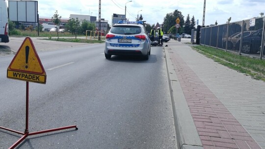 Wjechał w skuter. 17-latek w szpitalu