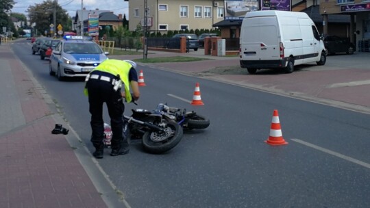 Wjechał w skuter. 17-latek w szpitalu