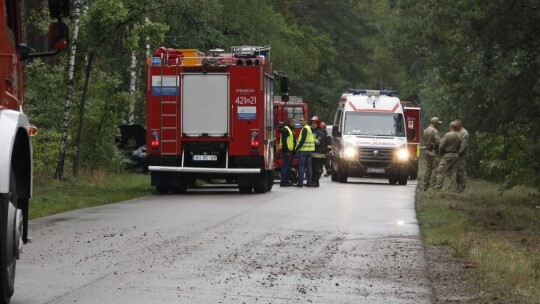 Wypadek w Wanatach. Kierowca w stanie ciężkim