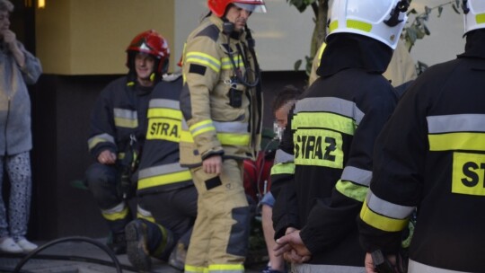 Pożar na Stacyjnej wywołany przez garnek na gazie