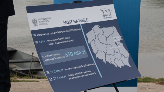 Most na Wiśle z rządowym dofinansowaniem 