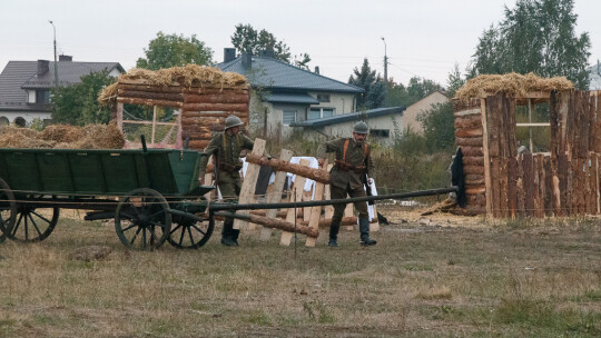 Obrona Łaskarzewa - inscenizacja 80 lat później