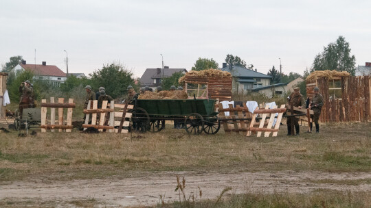 Obrona Łaskarzewa - inscenizacja 80 lat później