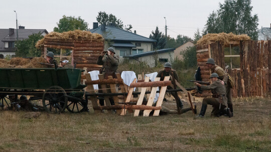 Obrona Łaskarzewa - inscenizacja 80 lat później