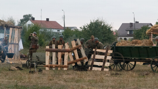 Obrona Łaskarzewa - inscenizacja 80 lat później