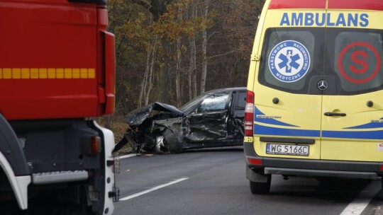 Zablokowana droga wojewódzka nr 805