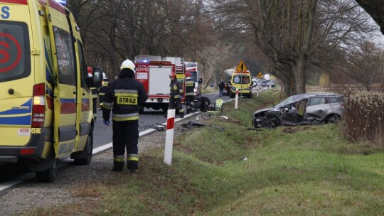 Zablokowana droga wojewódzka nr 805