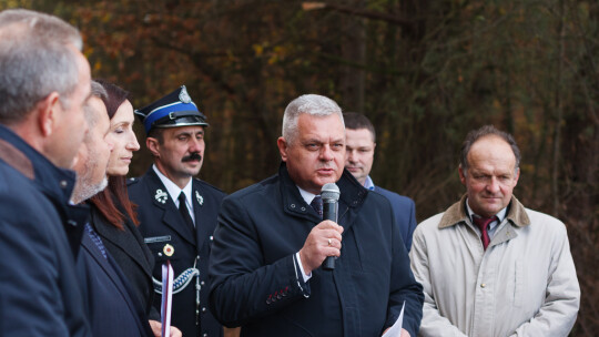 Gm. Trojanów: Otworzyli drogę po przebudowie