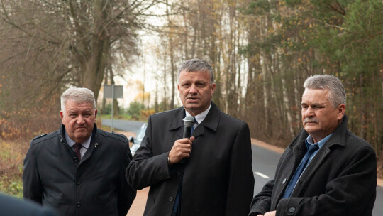 Gm. Trojanów: Otworzyli drogę po przebudowie