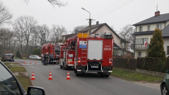 Pożar w Goździku