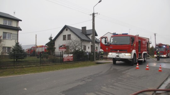 Pożar w Goździku