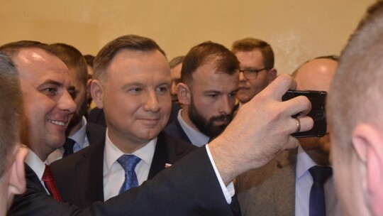 Prezydent Andrzej Duda z wizytą w Garwolinie