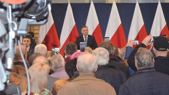 Prezydent Andrzej Duda z wizytą w Garwolinie