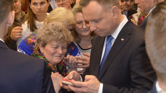 Prezydent Andrzej Duda z wizytą w Garwolinie