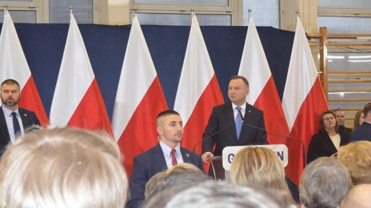 Prezydent Andrzej Duda z wizytą w Garwolinie