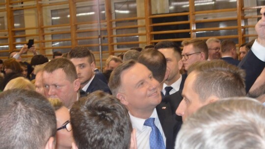 Prezydent Andrzej Duda z wizytą w Garwolinie