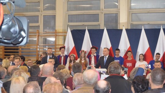 Prezydent Andrzej Duda z wizytą w Garwolinie