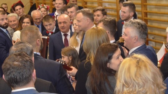 Prezydent Andrzej Duda z wizytą w Garwolinie