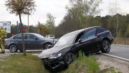 Wypadek w Borowiu na DK 76