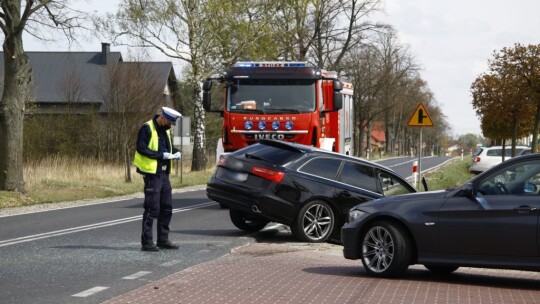 Wypadek w Borowiu na DK 76