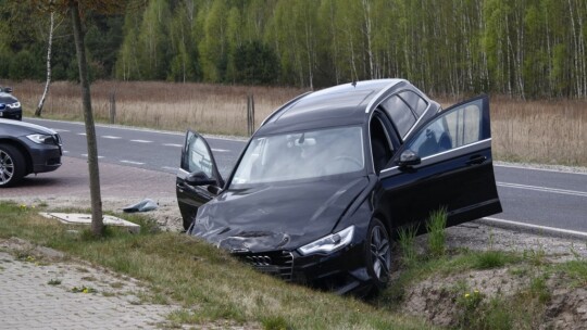 Wypadek w Borowiu na DK 76