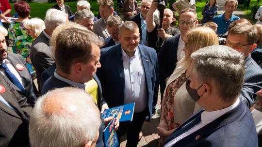 Minister Błaszczak w Garwolinie i Miętnem [wideo]