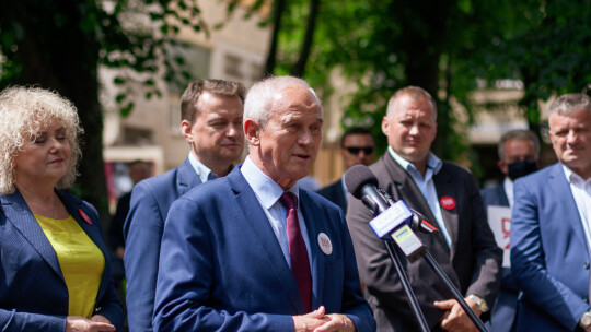 Minister Błaszczak w Garwolinie i Miętnem [wideo]