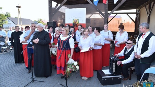 Tablica na rocznicę powitania relikwii bł. ks. Jerzego