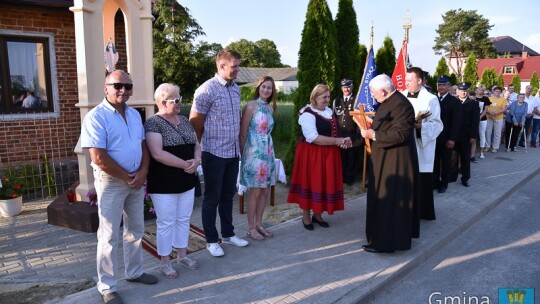 Tablica na rocznicę powitania relikwii bł. ks. Jerzego