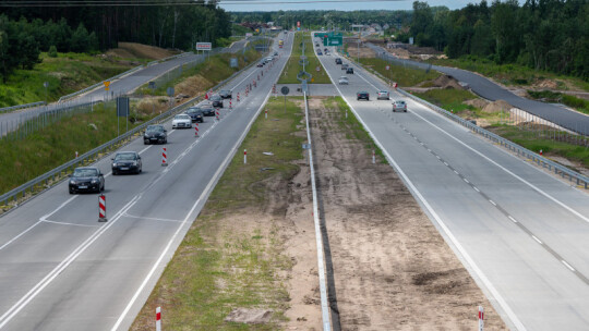 Można jechać S17 od Kołbieli na Warszawę