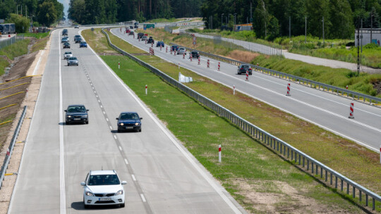 Można jechać S17 od Kołbieli na Warszawę