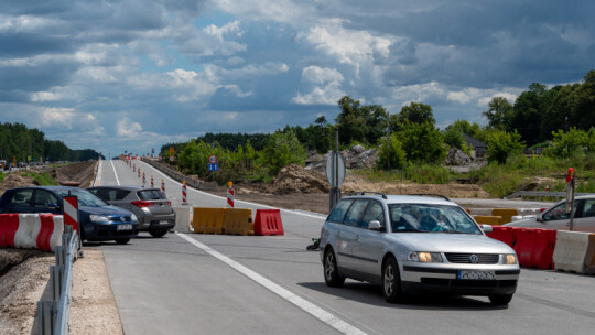 Można jechać S17 od Kołbieli na Warszawę