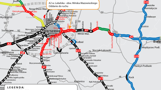 Jutro otwarcie A2 do Mińska Mazowieckiego