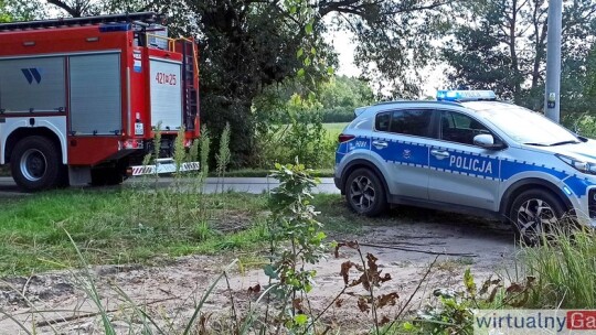 Motocyklista wpadł do rowu. Lądowało LPR