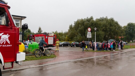 Dzieci z przedszkola ewakuowano do kościoła