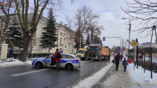 90-latek potrącony przez ciężarówkę