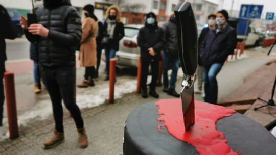 Garwolin włączył się w protest branży weselnej [wideo]