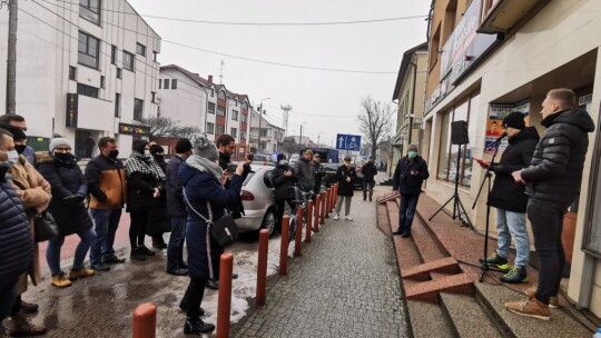 Garwolin włączył się w protest branży weselnej [wideo]