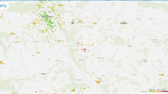 Zanieczyszczenie powietrza w Garwolinie. Prawie jak na Śląsku