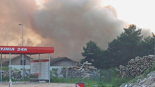 Pożar w Trąbkach