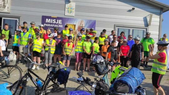 Rowerowi JP II w drodze na Jasną Górę