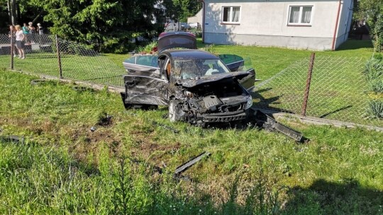 Zderzenie ciągnika i passata na nadwiślance. Sprawca pijany