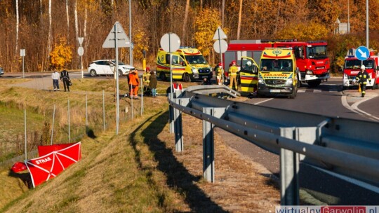 Śmiertelny wypadek motocyklisty