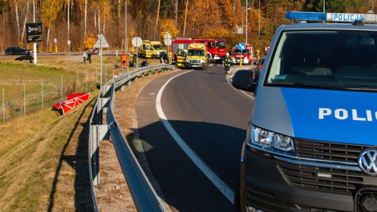 Śmiertelny wypadek motocyklisty