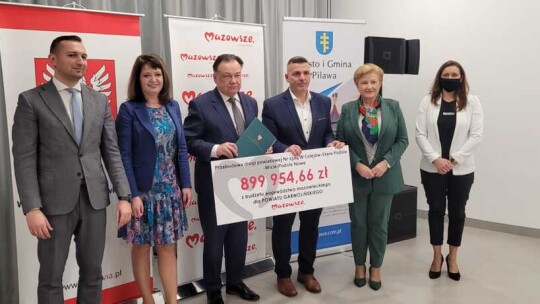 Samorząd Mazowsza pomoże w realizacji kolejnych inwestycji w powiecie garwolińskim